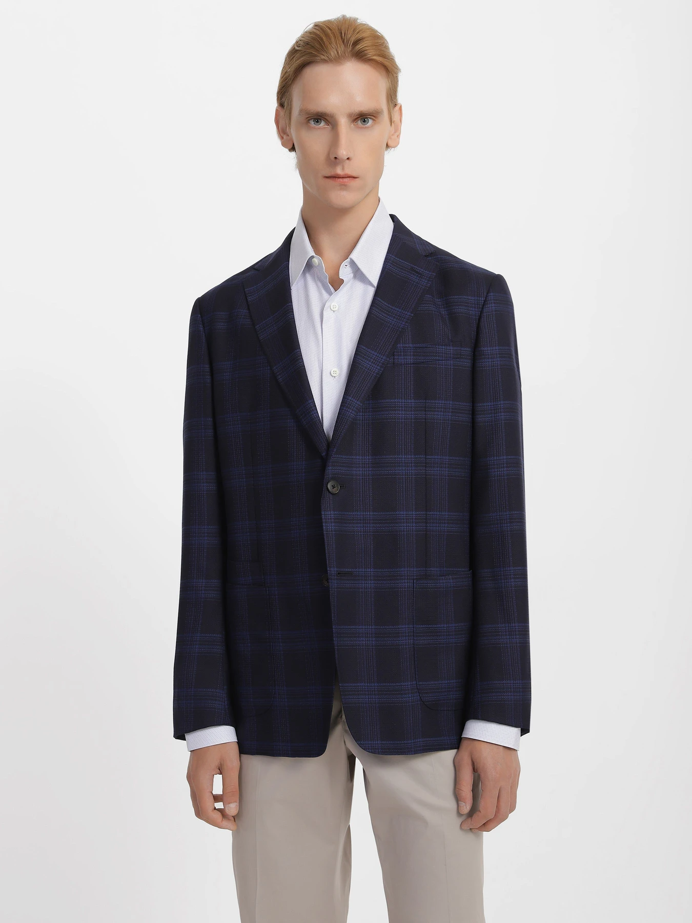 Пиджаки Zegna модель JC308234_Синій Пиджаки Zegna модель JC308234_Синій Фото