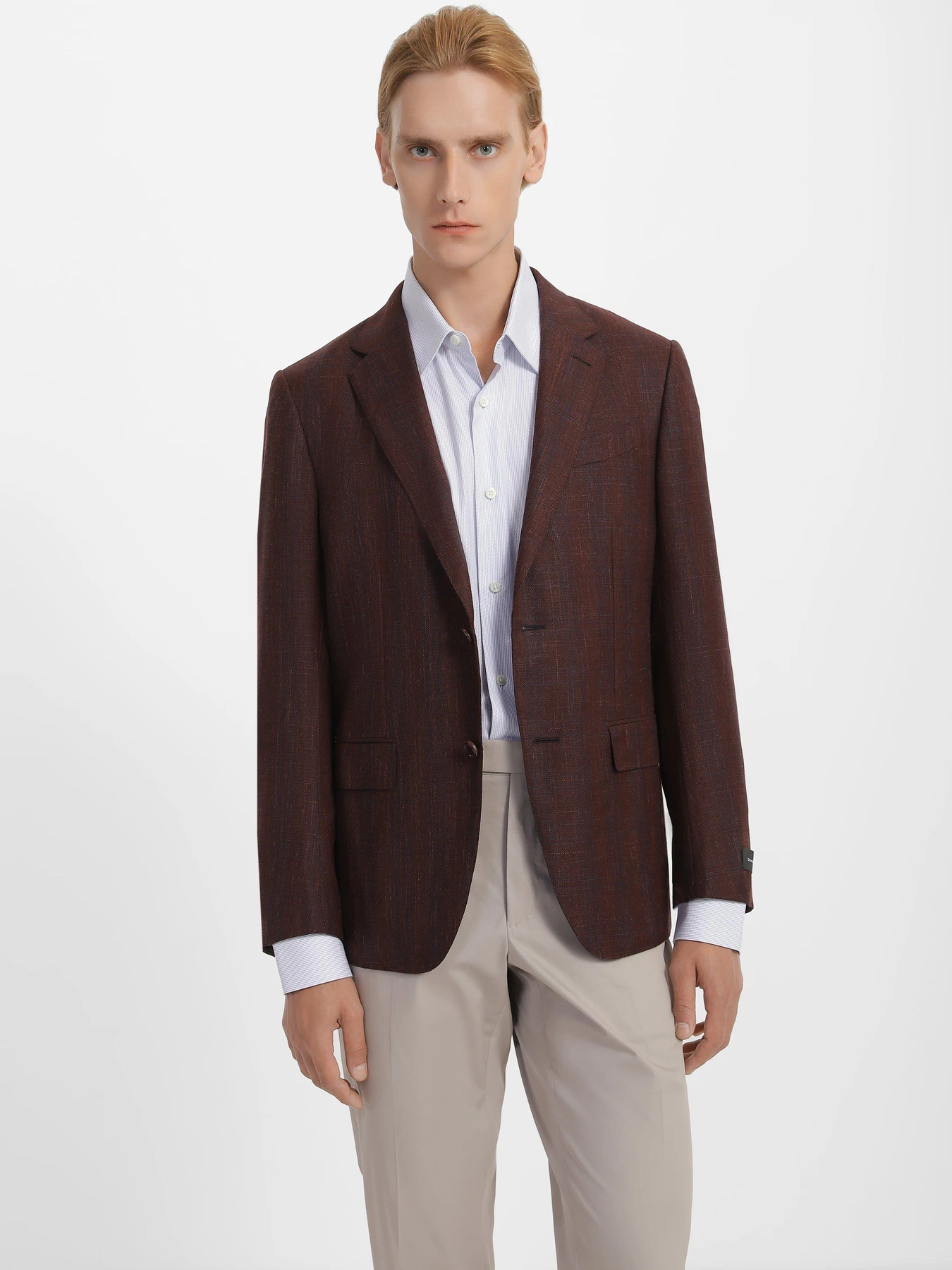Пиджаки Zegna модель JC308897_Коричневий Пиджаки Zegna модель JC308897_Коричневий Фото