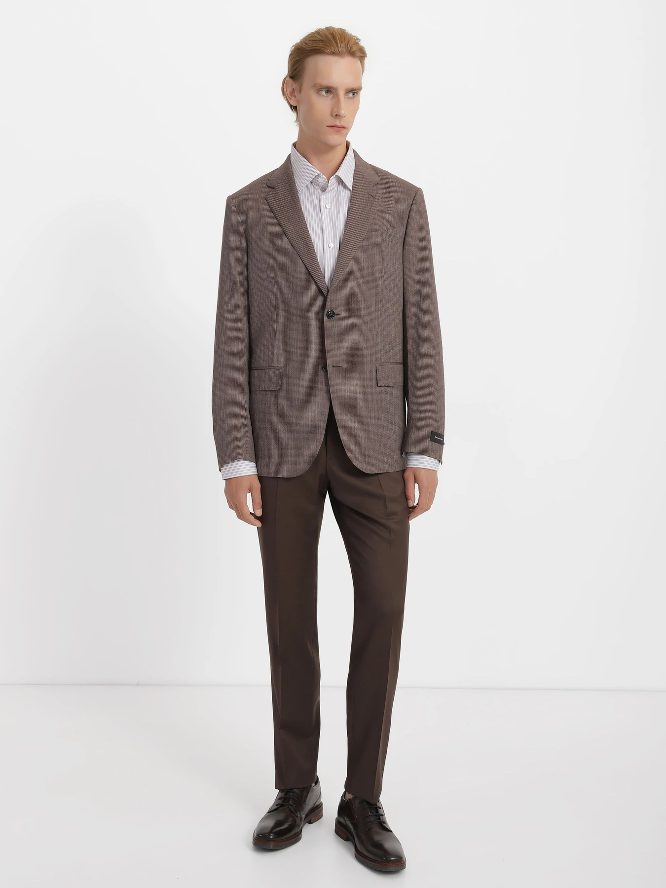 Пиджаки Zegna модель JC308898_Коричневий Пиджаки Zegna модель JC308898_Коричневий Фото