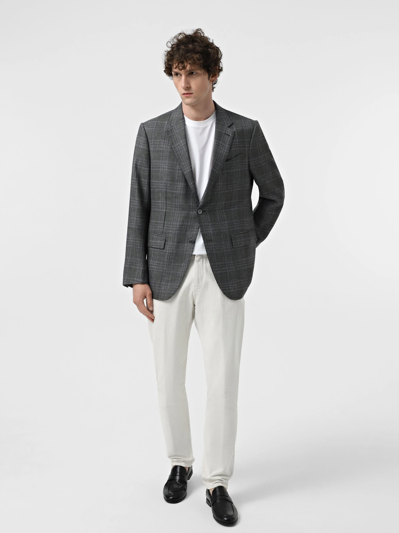 Пиджаки Zegna модель JC310281_Сірий Пиджаки Zegna модель JC310281_Сірий Фото
