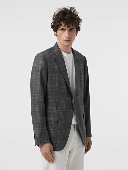 Пиджаки Zegna модель JC310281_Сірий Фото