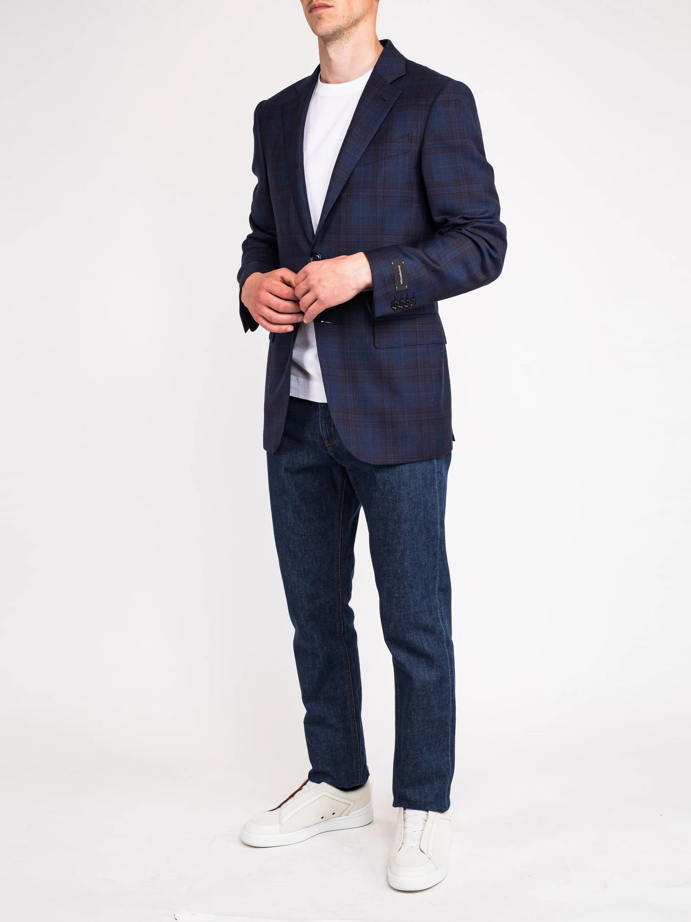 Пиджаки Zegna модель JC311348_Темно-синій Пиджаки Zegna модель JC311348_Темно-синій Фото