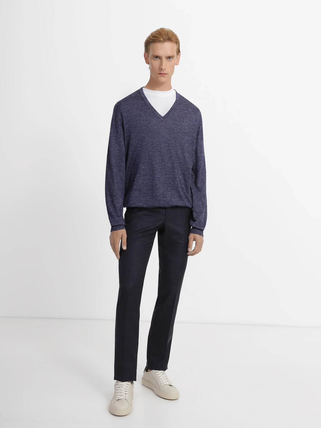 Свитры и кардиганы Zegna модель KN232_Синій Свитры и кардиганы Zegna модель KN232_Синій Фото
