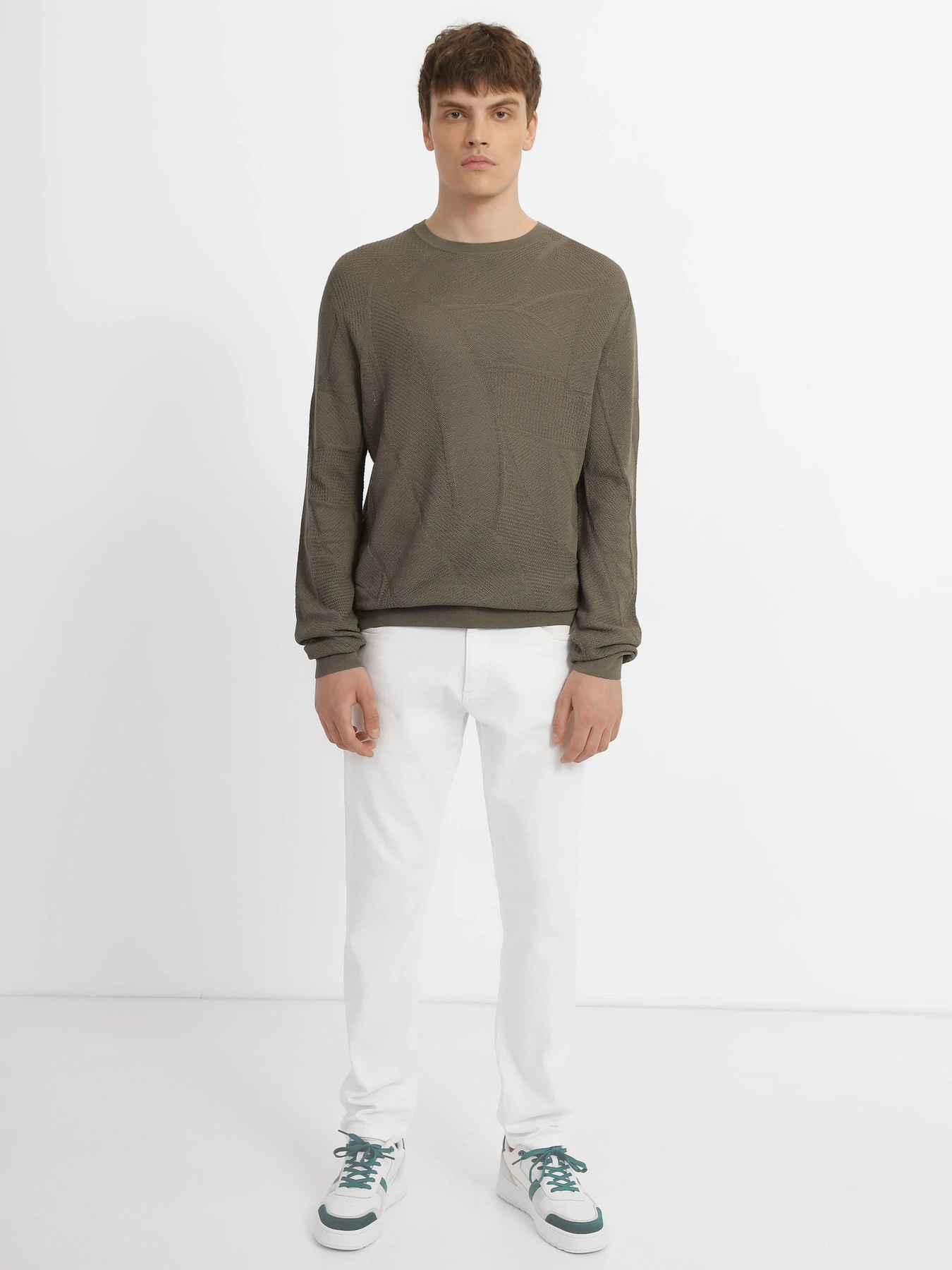Свитры и кардиганы Zegna модель KN308564_Зелений Свитры и кардиганы Zegna модель KN308564_Зелений Фото