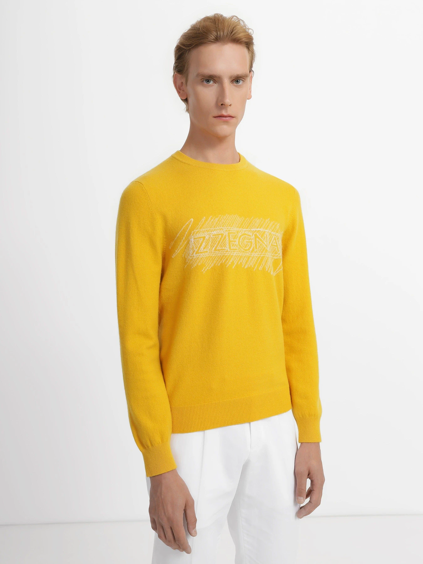 Свитры и кардиганы Zegna модель KN309413_Жовтий Свитры и кардиганы Zegna модель KN309413_Жовтий Фото