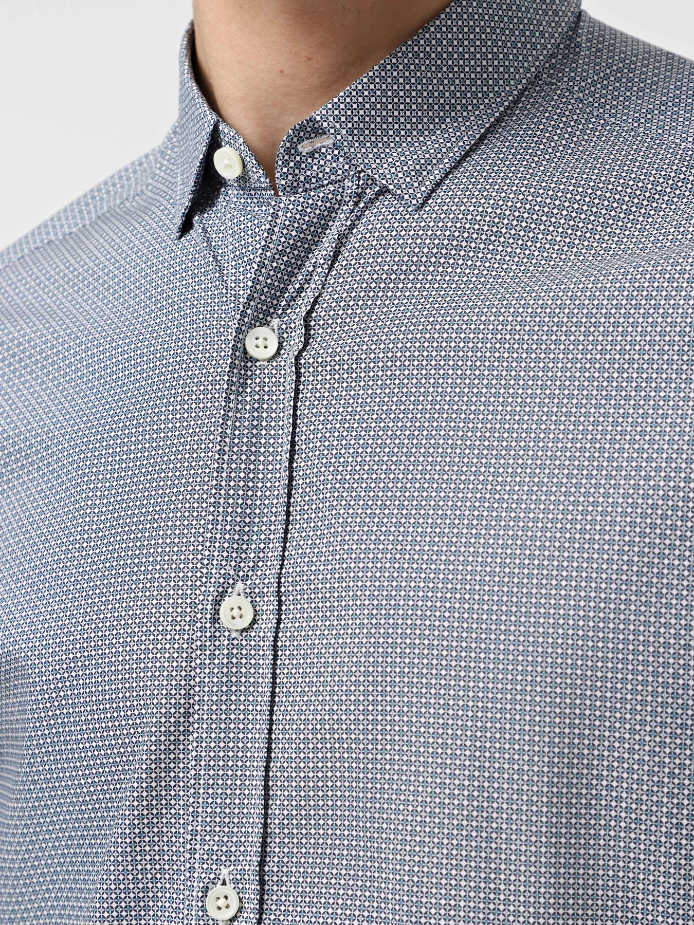 Рубашки Zegna модель KN8501_Блакитний Рубашки Zegna модель KN8501_Блакитний Фото