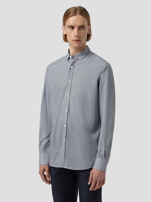 Рубашки Zegna модель KN8501_Блакитний Фото