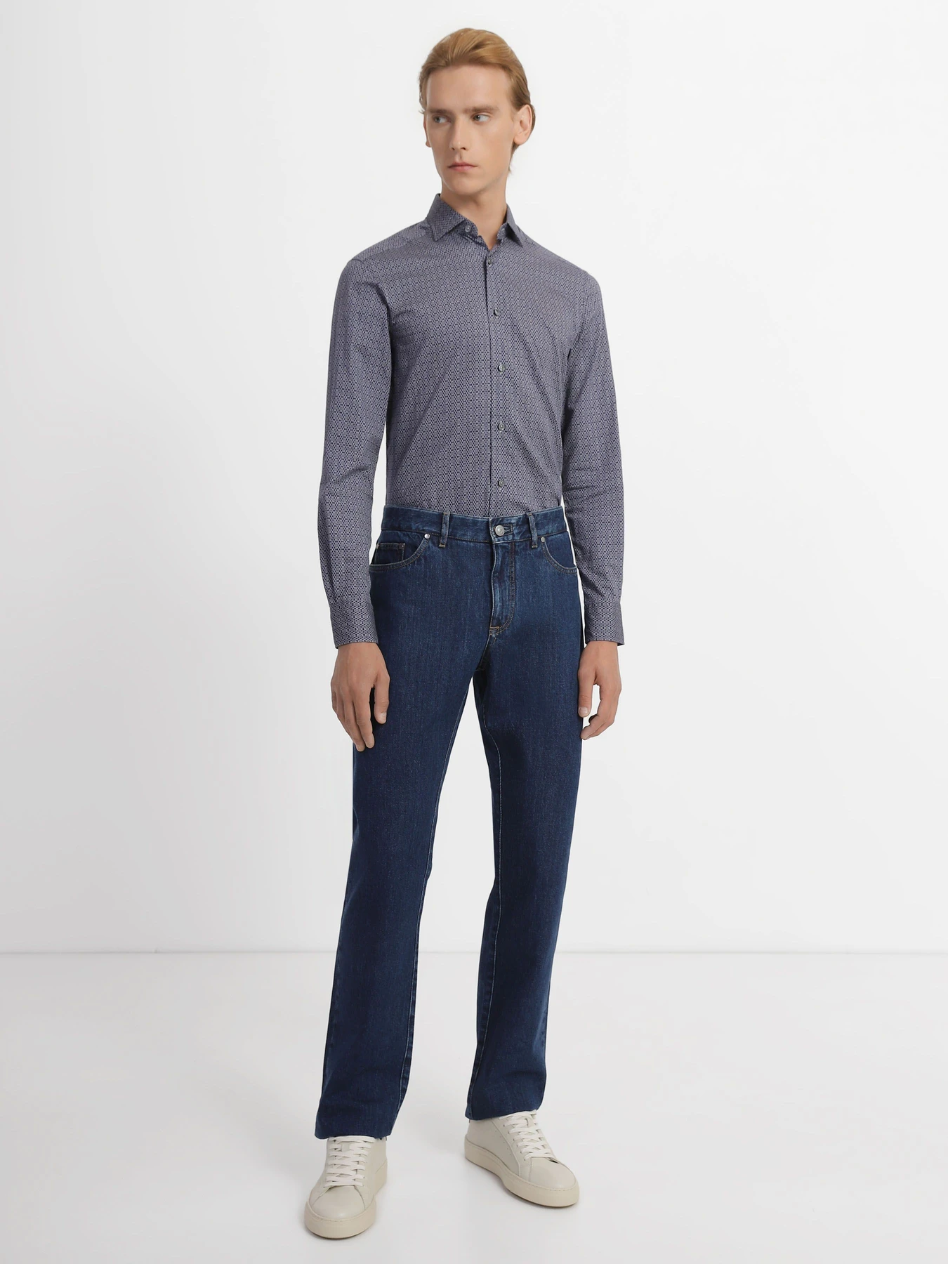 Сорочки Zegna модель SH10753_Фіолетовий Сорочки Zegna модель SH10753_Фіолетовий Фото