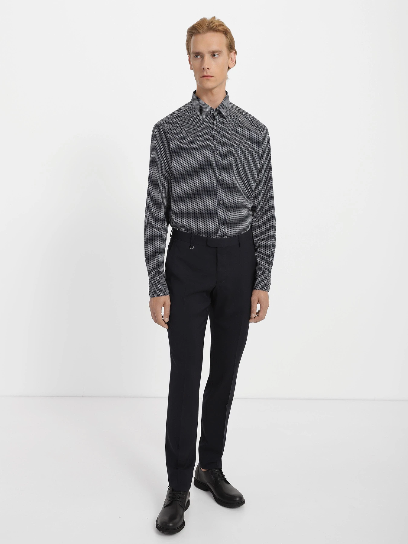 Рубашки Zegna модель SH10756_Синій Рубашки Zegna модель SH10756_Синій Фото