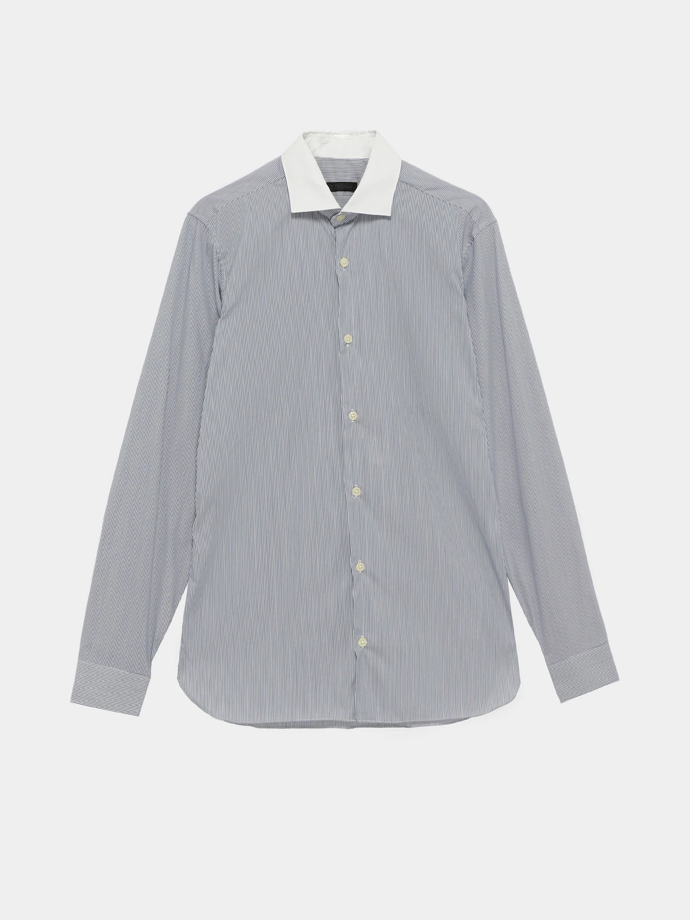 Рубашки Zegna модель SH10819_Синій Рубашки Zegna модель SH10819_Синій Фото