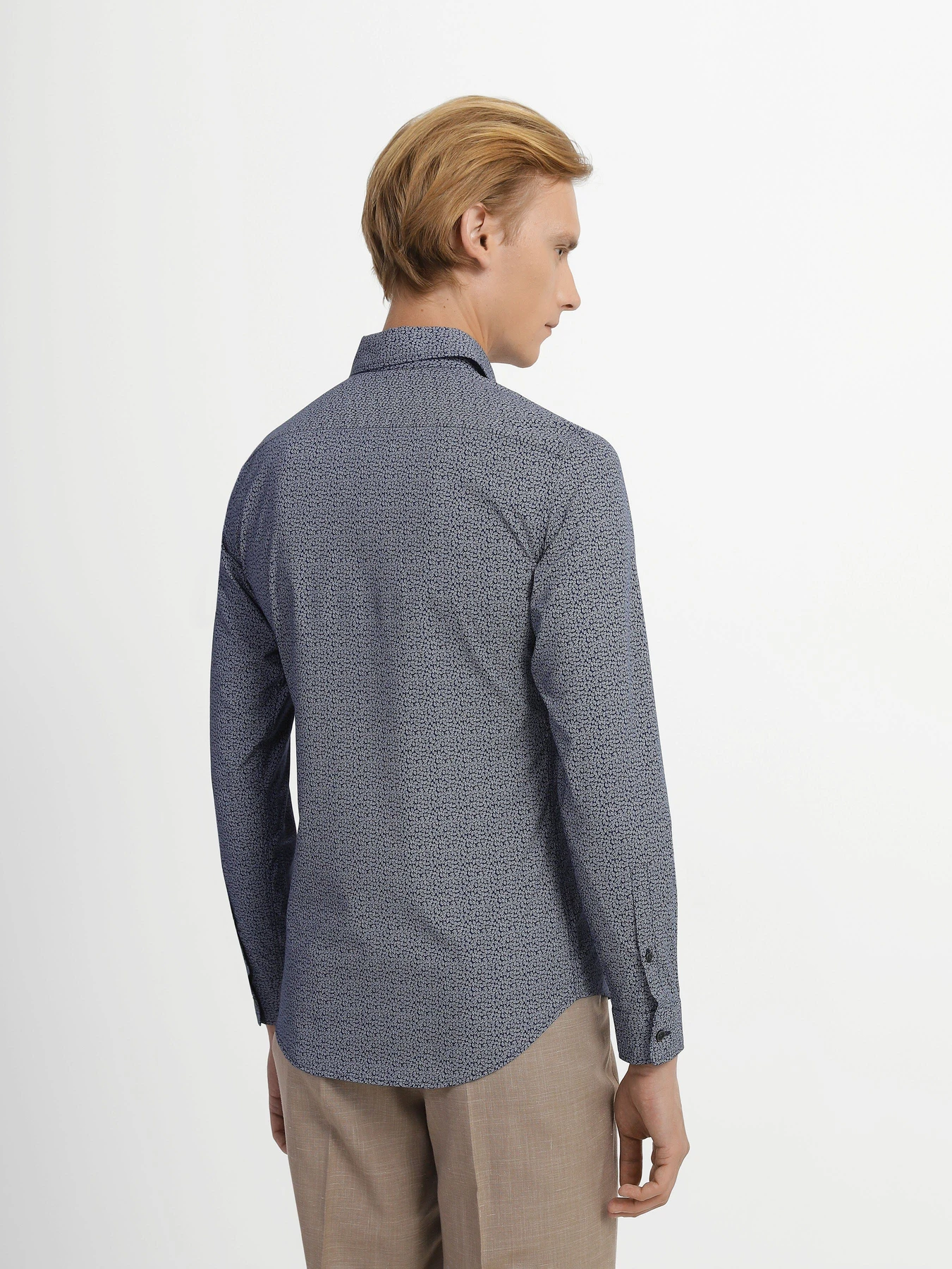 Рубашки Zegna модель SH169_Синій Рубашки Zegna модель SH169_Синій Фото