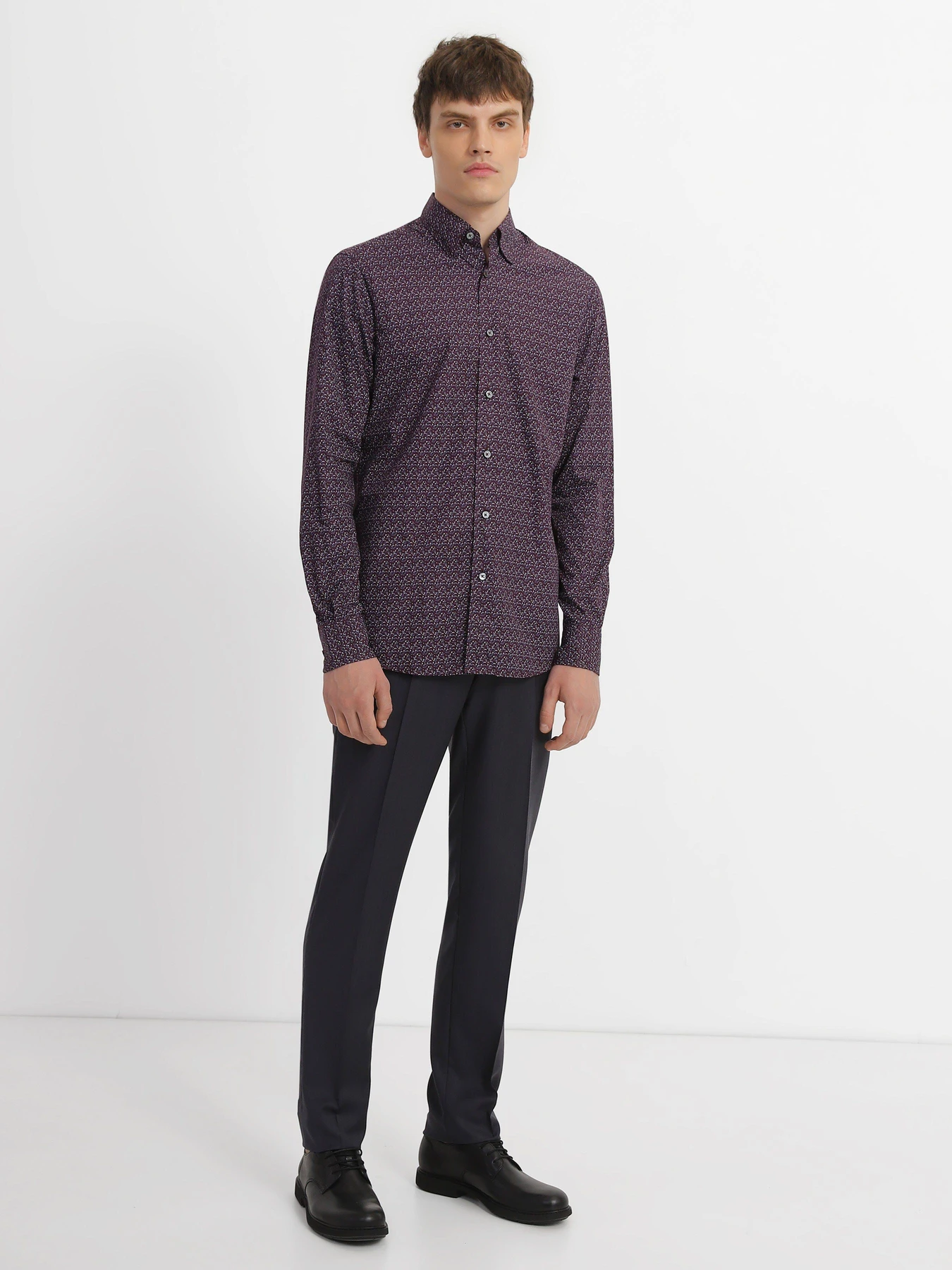 Рубашки Zegna модель SH305728_Синій Рубашки Zegna модель SH305728_Синій Фото