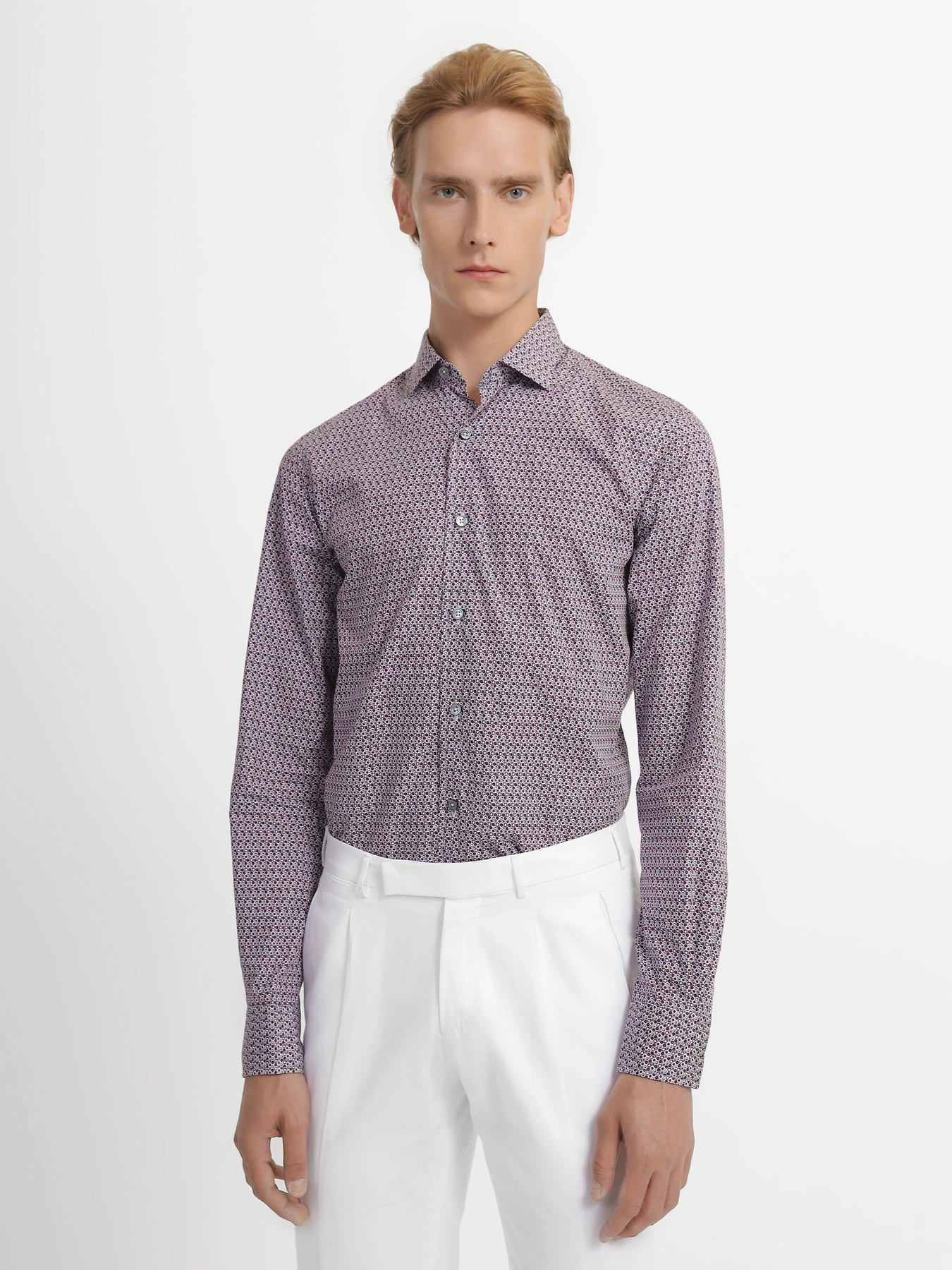 Рубашки Zegna модель SH305729_Бежевий Фото