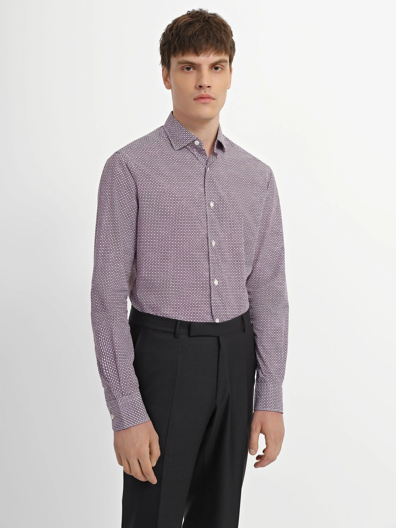 Рубашки Zegna модель SH305731_Фіолетовий Рубашки Zegna модель SH305731_Фіолетовий Фото