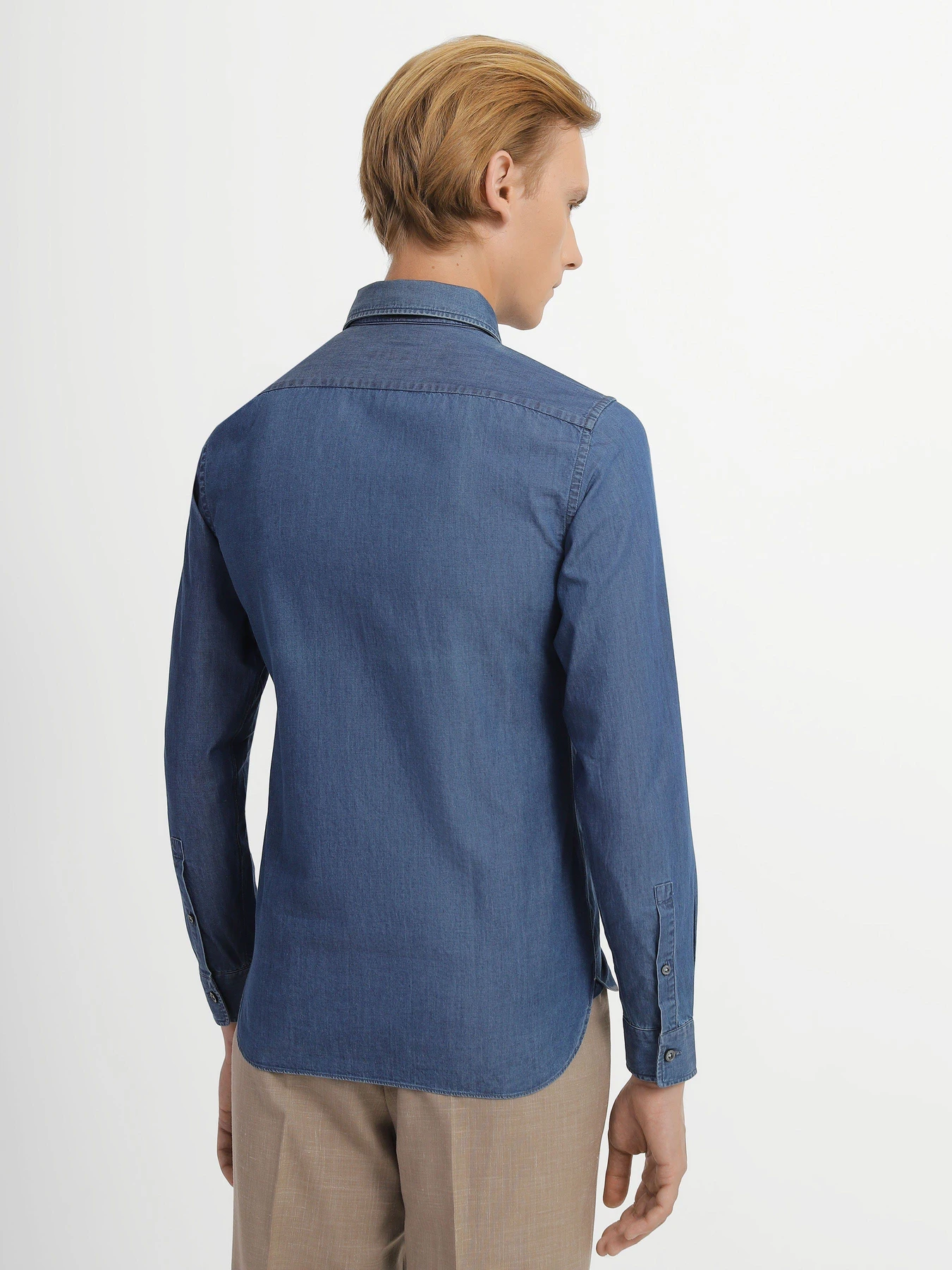 Рубашки Zegna модель SH307125_Блакитний Рубашки Zegna модель SH307125_Блакитний Фото