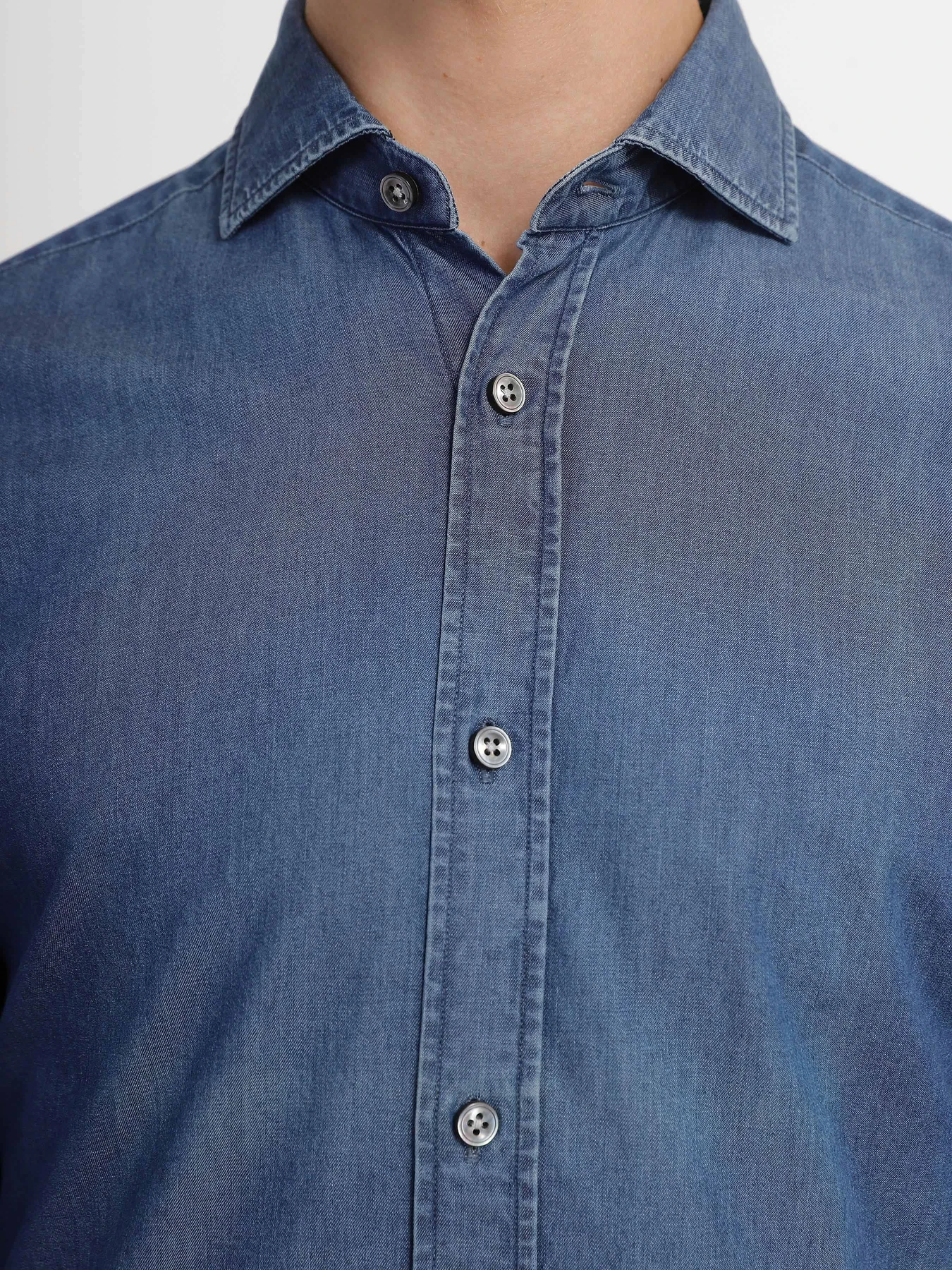 Рубашки Zegna модель SH307125_Блакитний Рубашки Zegna модель SH307125_Блакитний Фото