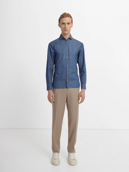 Рубашки Zegna модель SH307125_Блакитний Фото