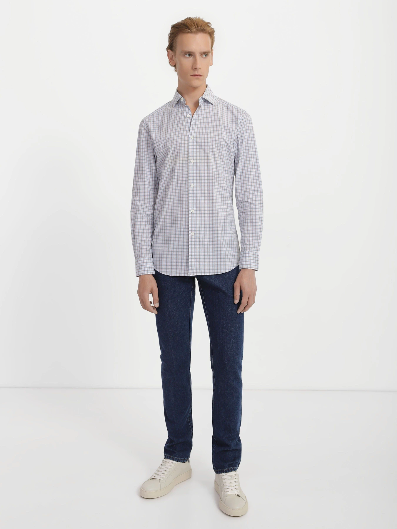 Рубашки Zegna модель SH308176_Коричневий Рубашки Zegna модель SH308176_Коричневий Фото