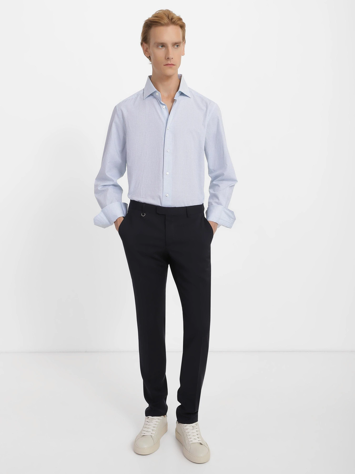 Рубашки Zegna модель SH308180_Блакитний Фото