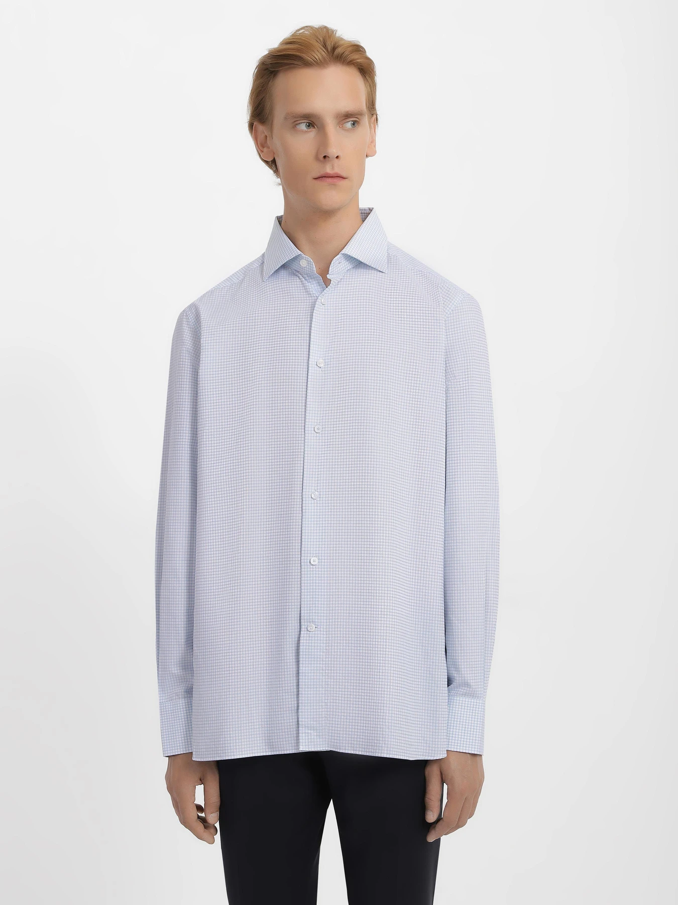Рубашки Zegna модель SH308180_Блакитний Фото