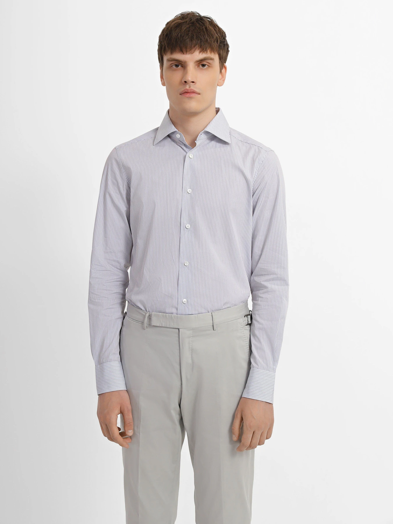 Рубашки Zegna модель SH308181_Коричневий Рубашки Zegna модель SH308181_Коричневий Фото