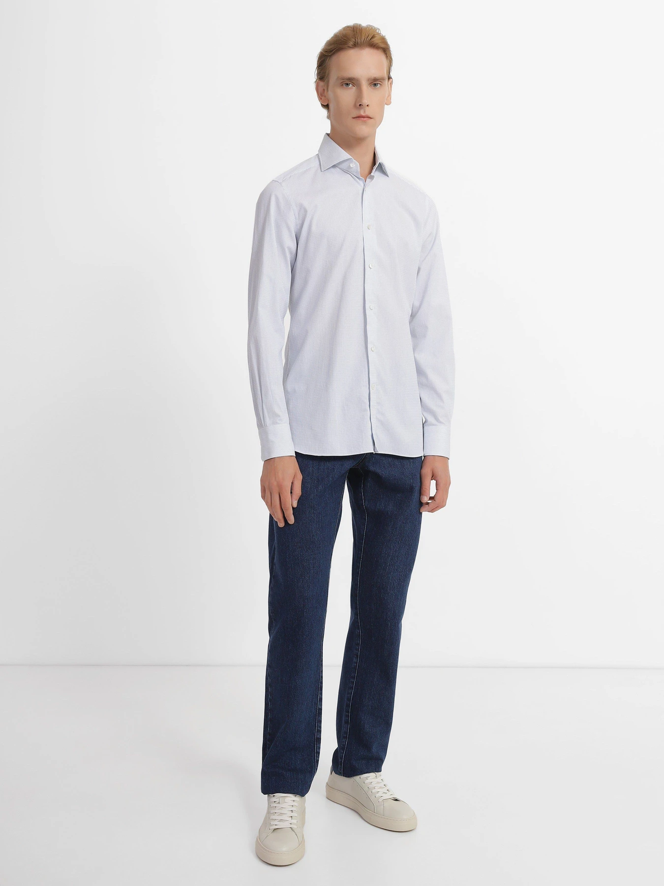 Сорочки Zegna модель SH308182_Блакитний Фото
