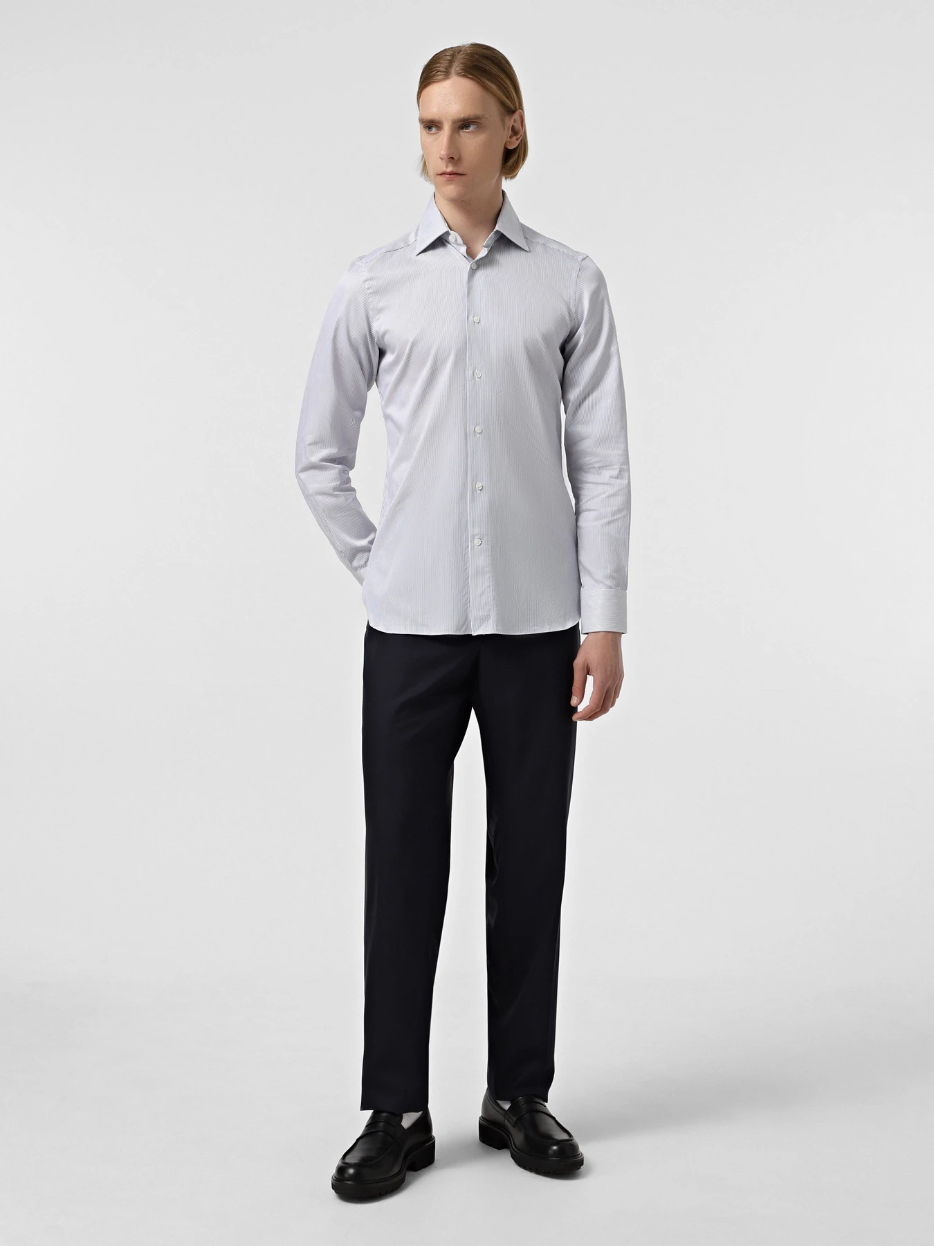 Рубашки Zegna модель SH308186_Блакитний Фото