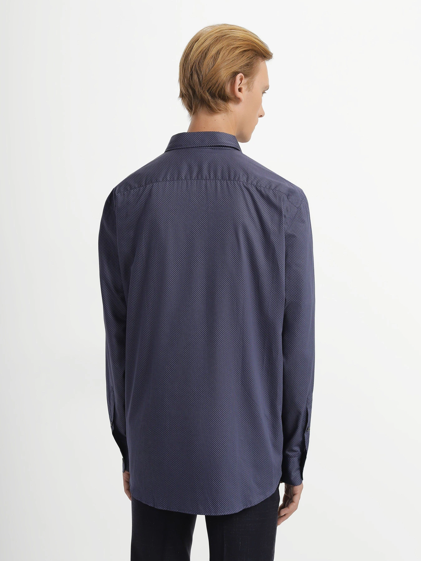 Рубашки Zegna модель SH308203_Синій Рубашки Zegna модель SH308203_Синій Фото