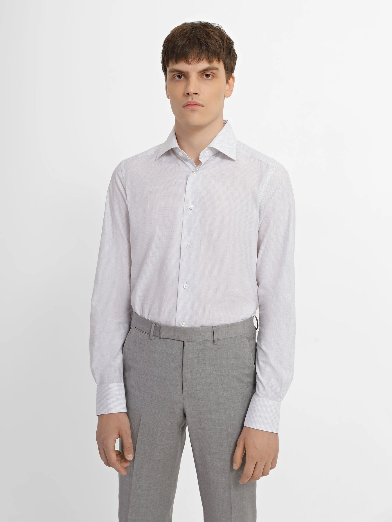 Сорочки Zegna модель SH308914_Сірий Сорочки Zegna модель SH308914_Сірий Фото