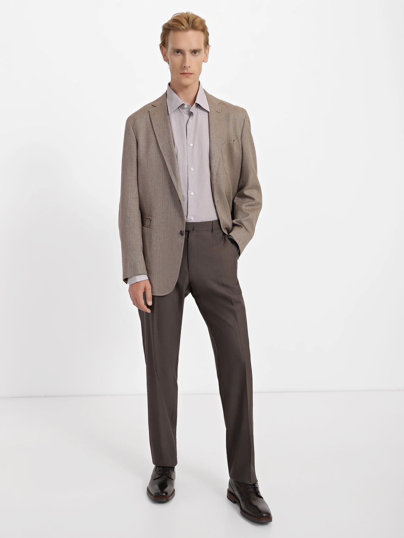 Сорочки Zegna модель SH308916_Коричневий Фото
