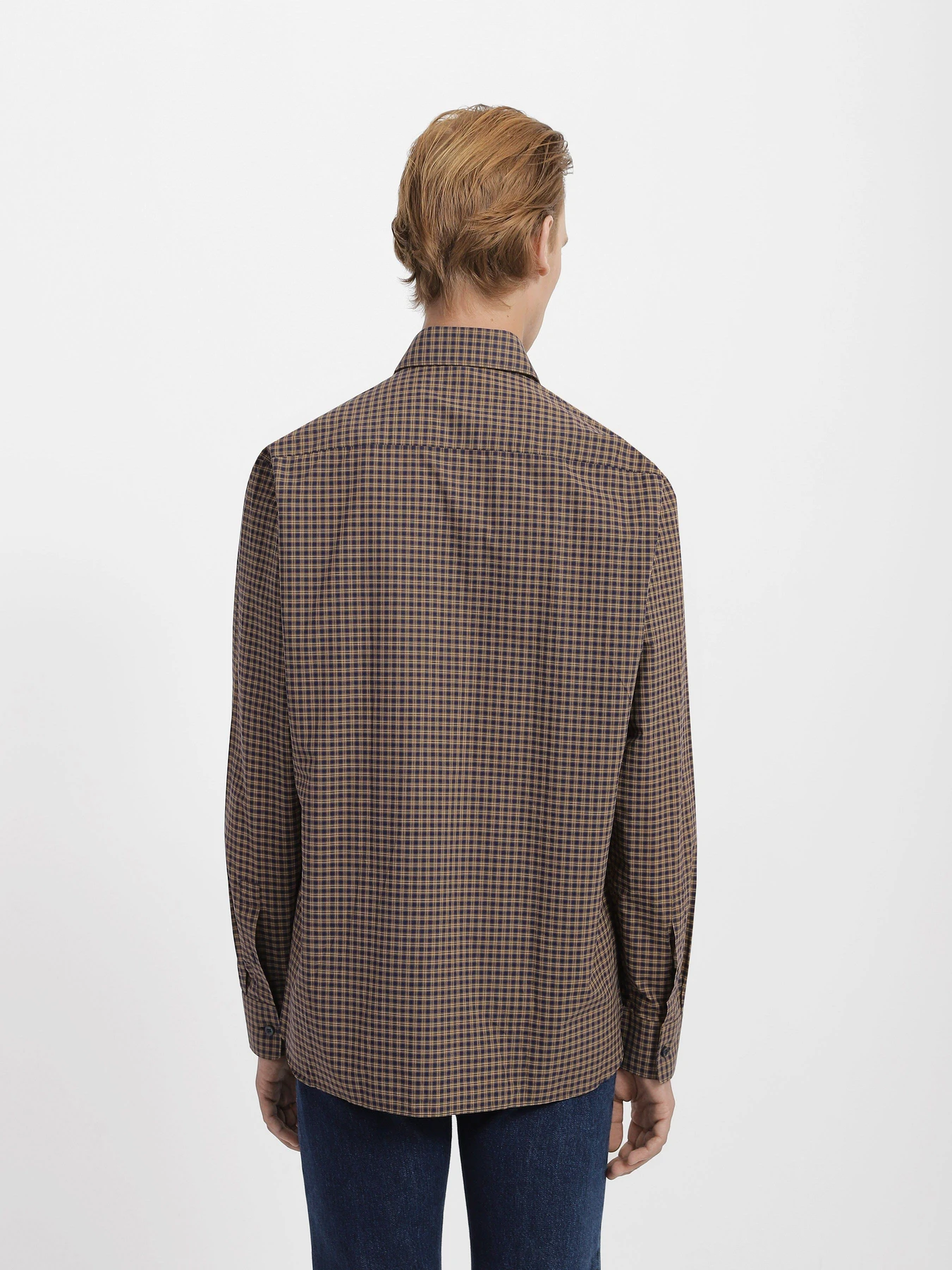 Рубашки Zegna модель SH309423_Синій/Білий Рубашки Zegna модель SH309423_Синій/Білий Фото