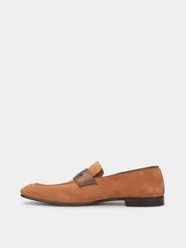 Слипоны и мокасины Zegna модель FT308857_Коричневий Фото
