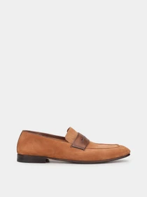 Слипоны и мокасины Zegna модель FT308857_Коричневий Фото