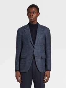 Пиджаки Zegna модель JC313082_Синій Фото