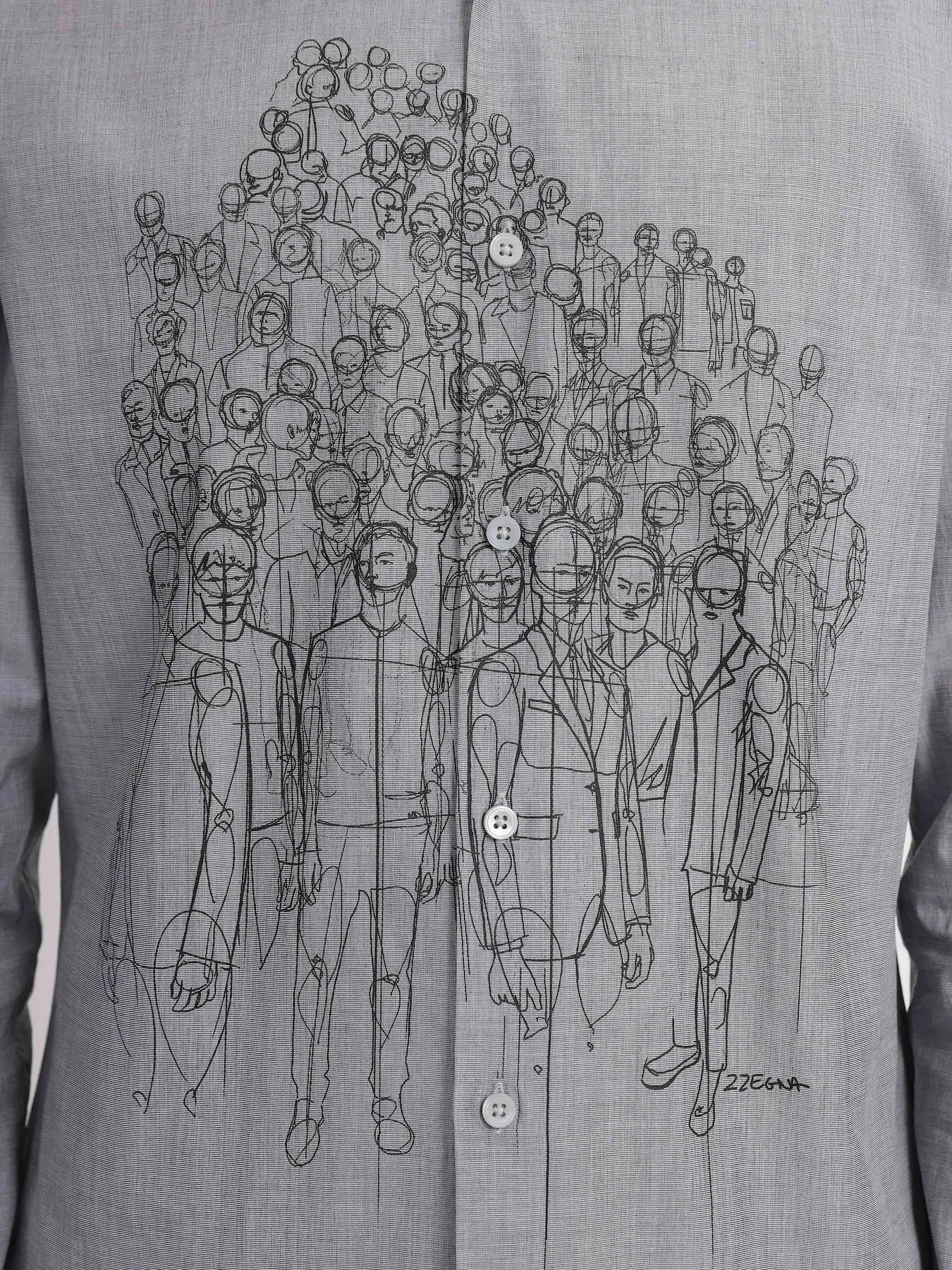 Рубашки Zegna модель SH310365_Бежевий Рубашки Zegna модель SH310365_Бежевий Фото