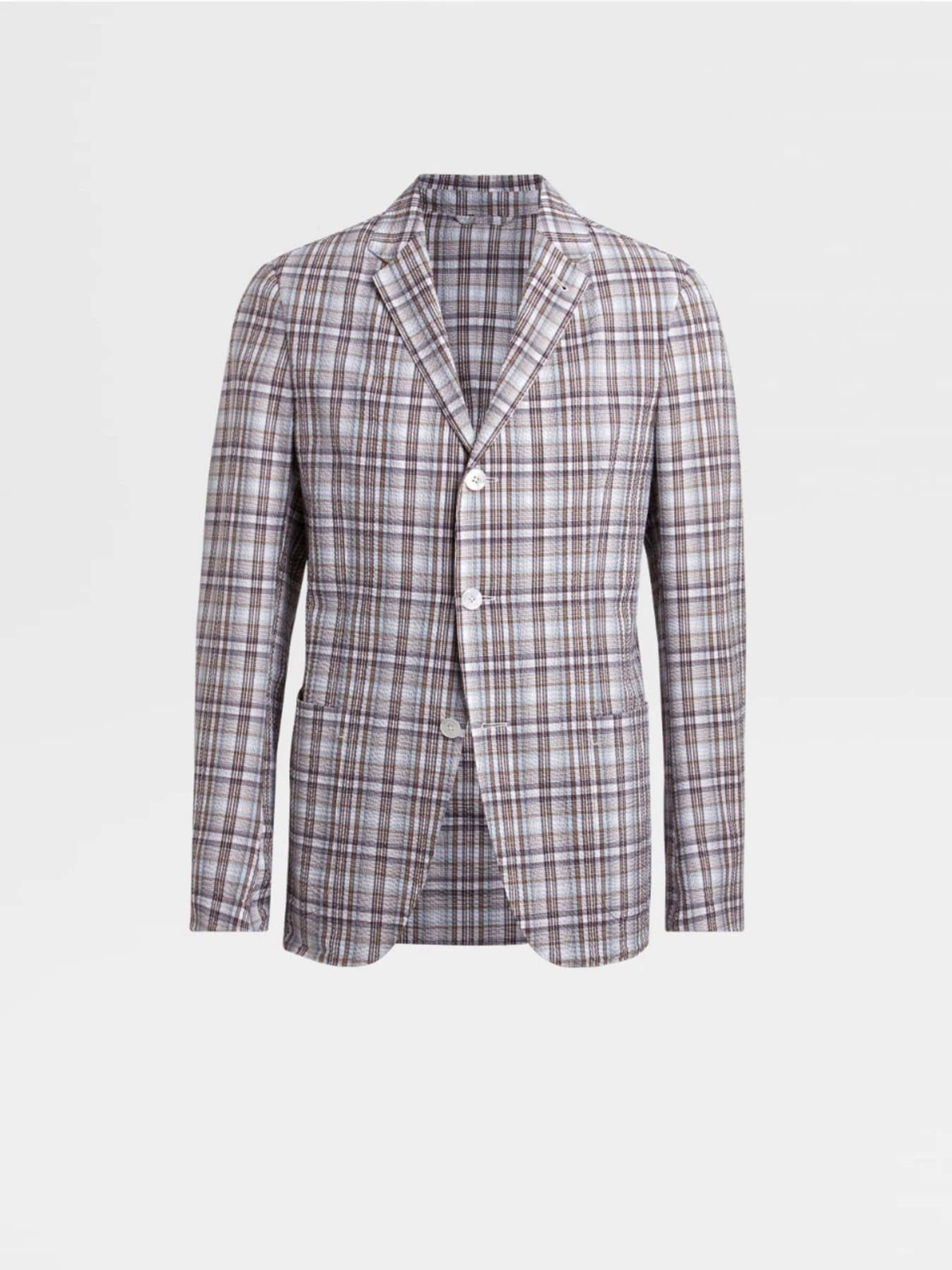 Пиджаки Zegna модель JC314606_Світло-сірий Фото