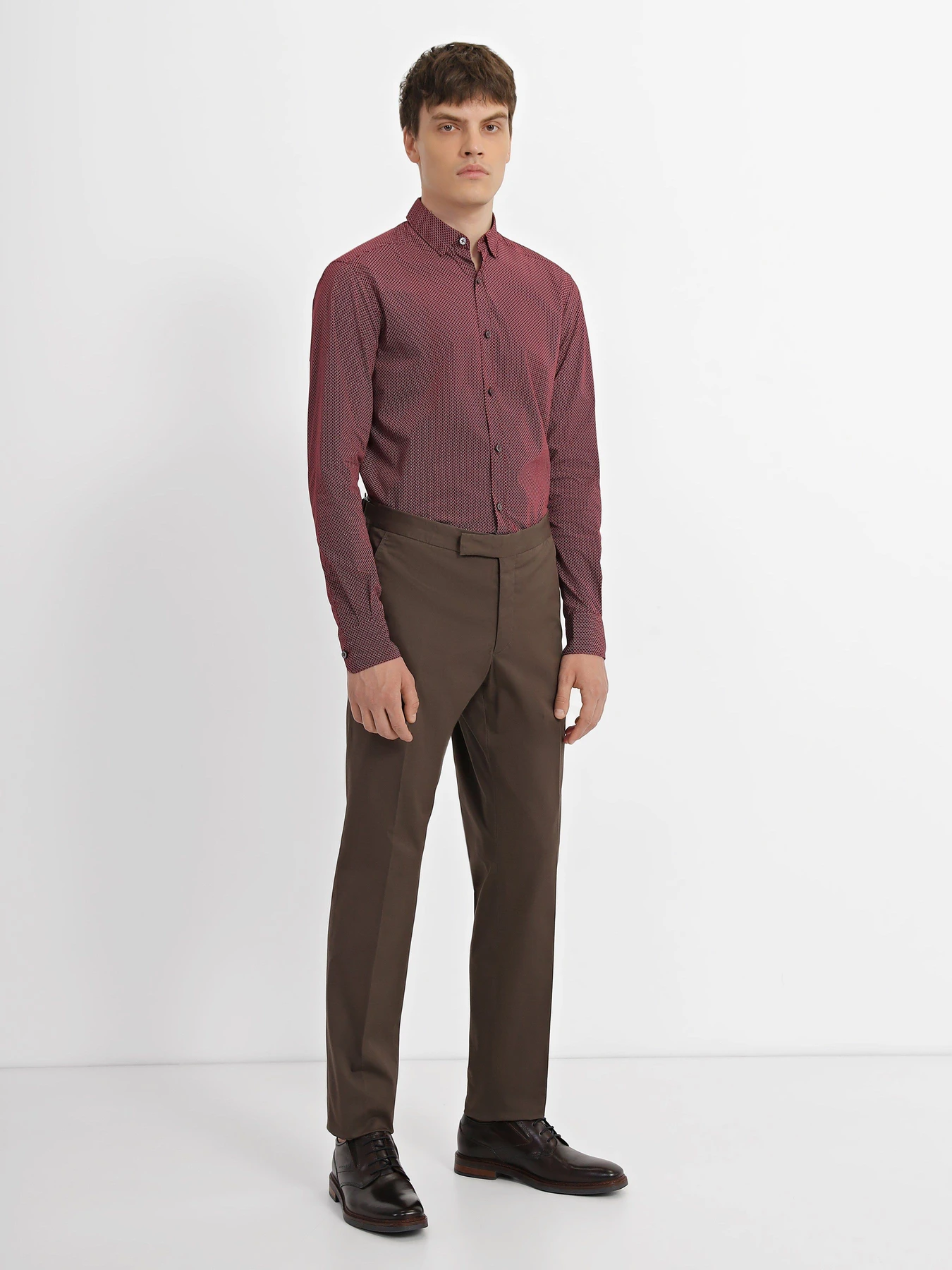 Рубашки Zegna модель SH39_Червоний Рубашки Zegna модель SH39_Червоний Фото