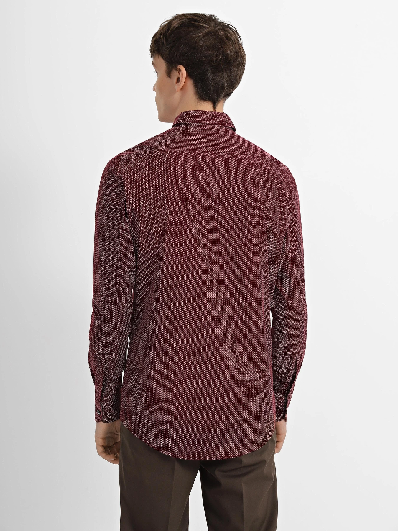 Рубашки Zegna модель SH39_Червоний Рубашки Zegna модель SH39_Червоний Фото