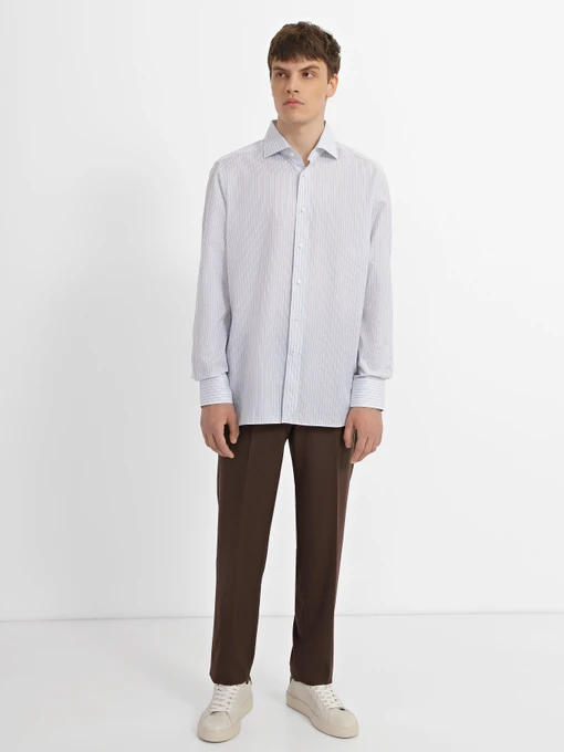 Рубашки Zegna модель SH8527_Блакитний Фото