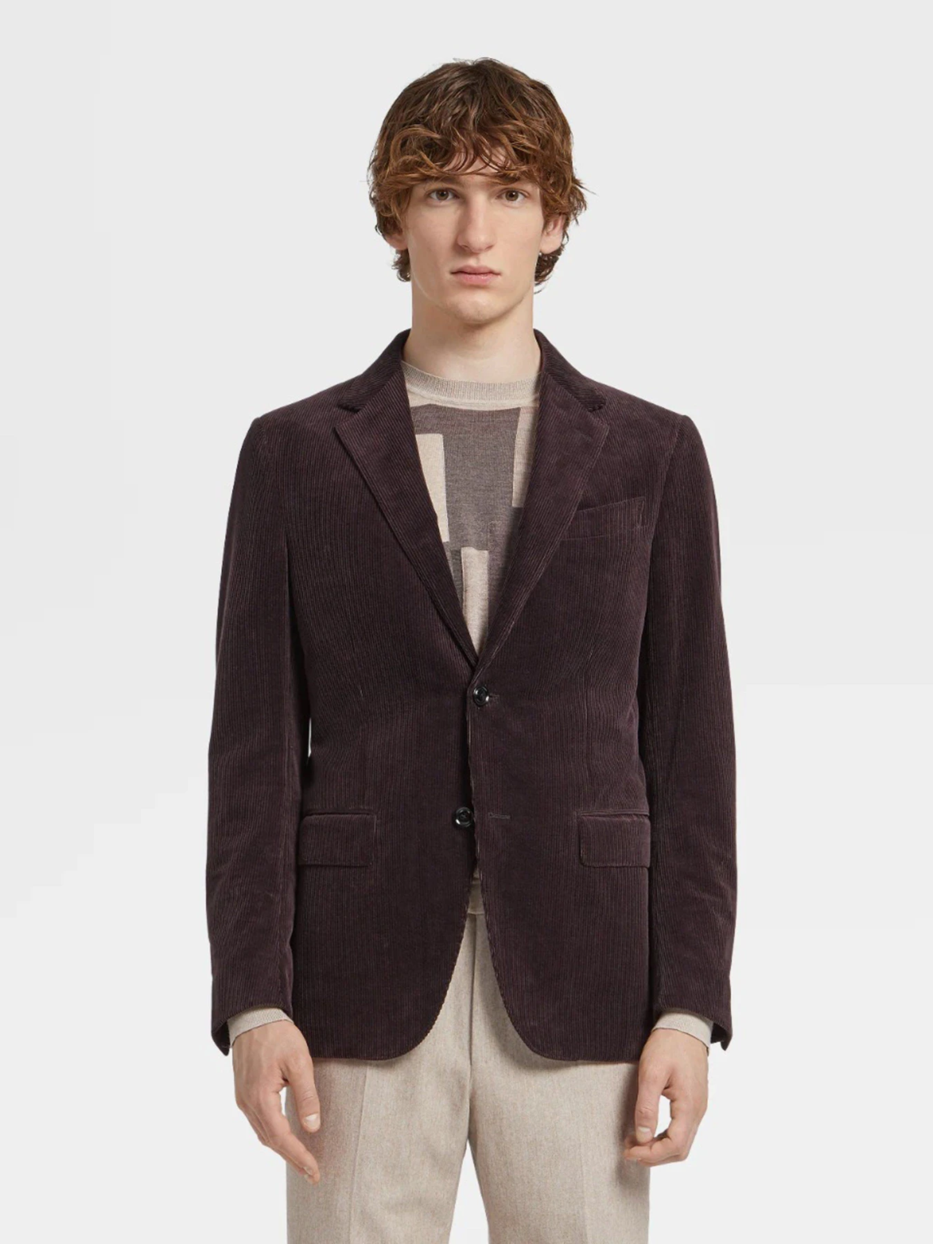 Пиджаки Zegna модель JC315134_Коричневий Фото