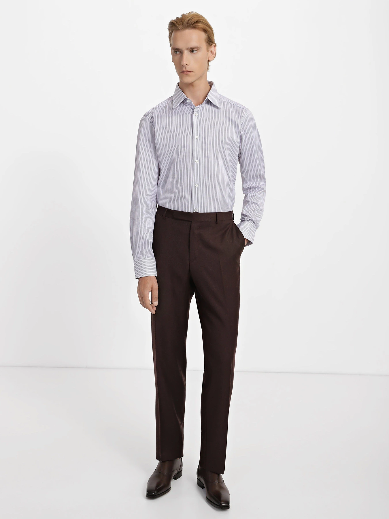 Брюки Zegna модель TR307009_Коричневий Брюки Zegna модель TR307009_Коричневий Фото