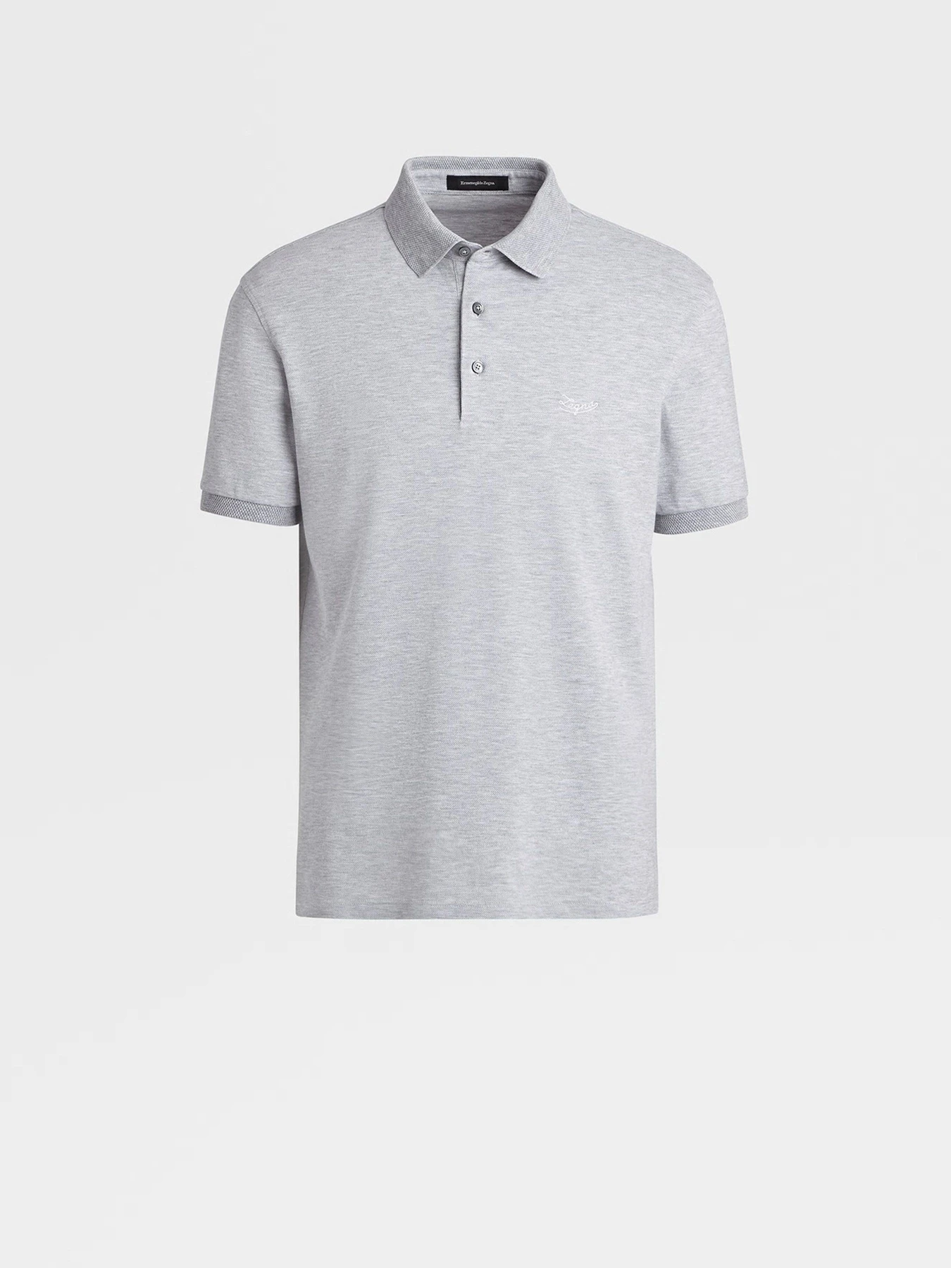 Футболки и поло Zegna модель KN310346_Сірий Футболки и поло Zegna модель KN310346_Сірий Фото