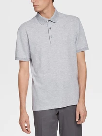 Футболки и поло Zegna модель KN310346_Сірий Фото
