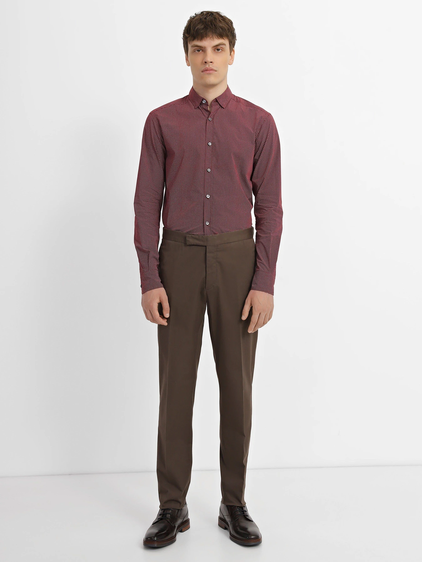 Штани Zegna модель TR308293_Коричневий Штани Zegna модель TR308293_Коричневий Фото