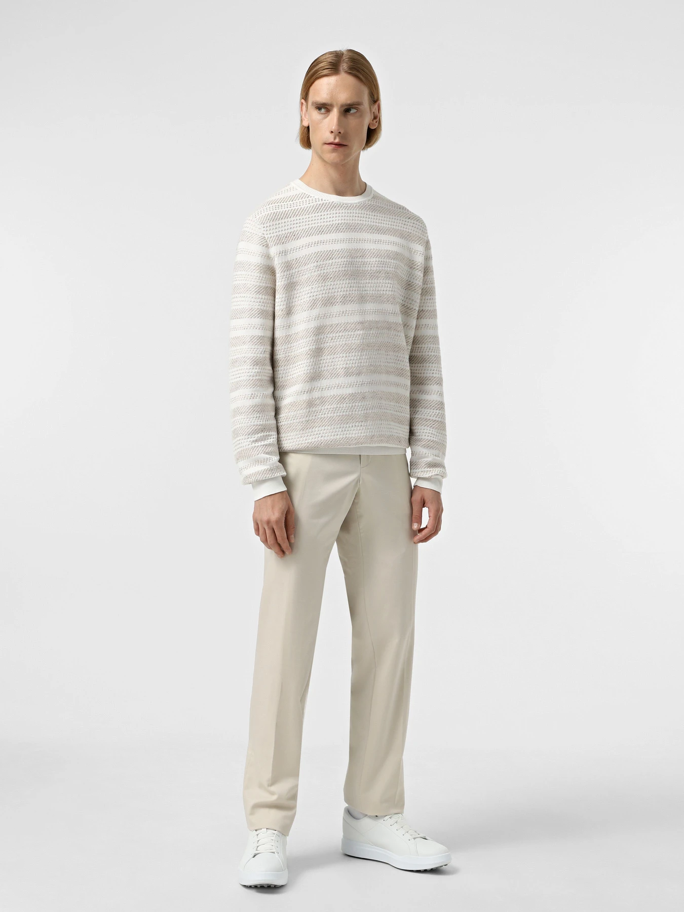 Свитры и кардиганы Zegna модель KN310937_Бежевий Свитры и кардиганы Zegna модель KN310937_Бежевий Фото