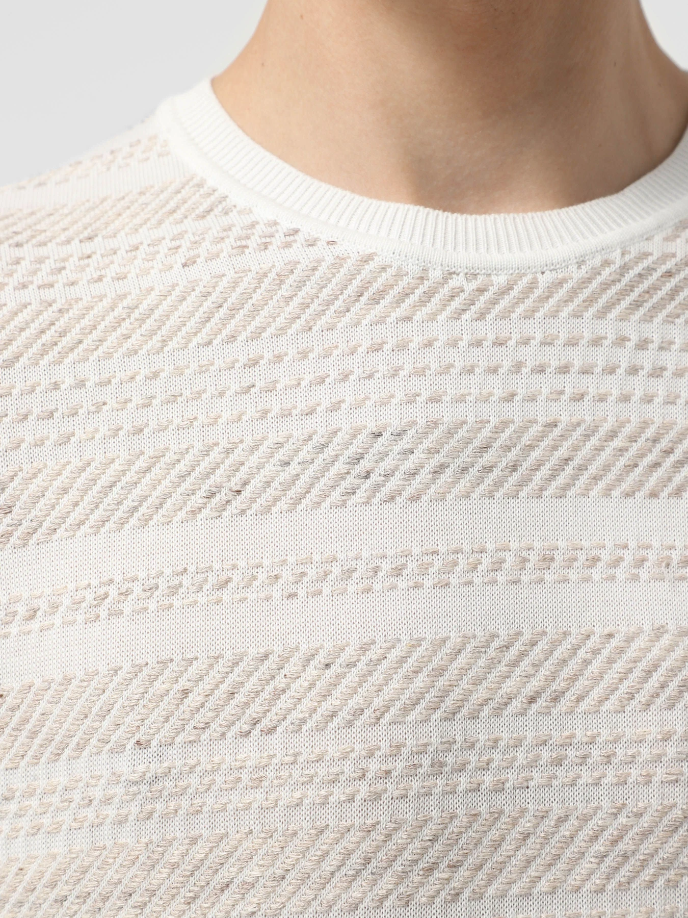 Свитры и кардиганы Zegna модель KN310937_Бежевий Свитры и кардиганы Zegna модель KN310937_Бежевий Фото