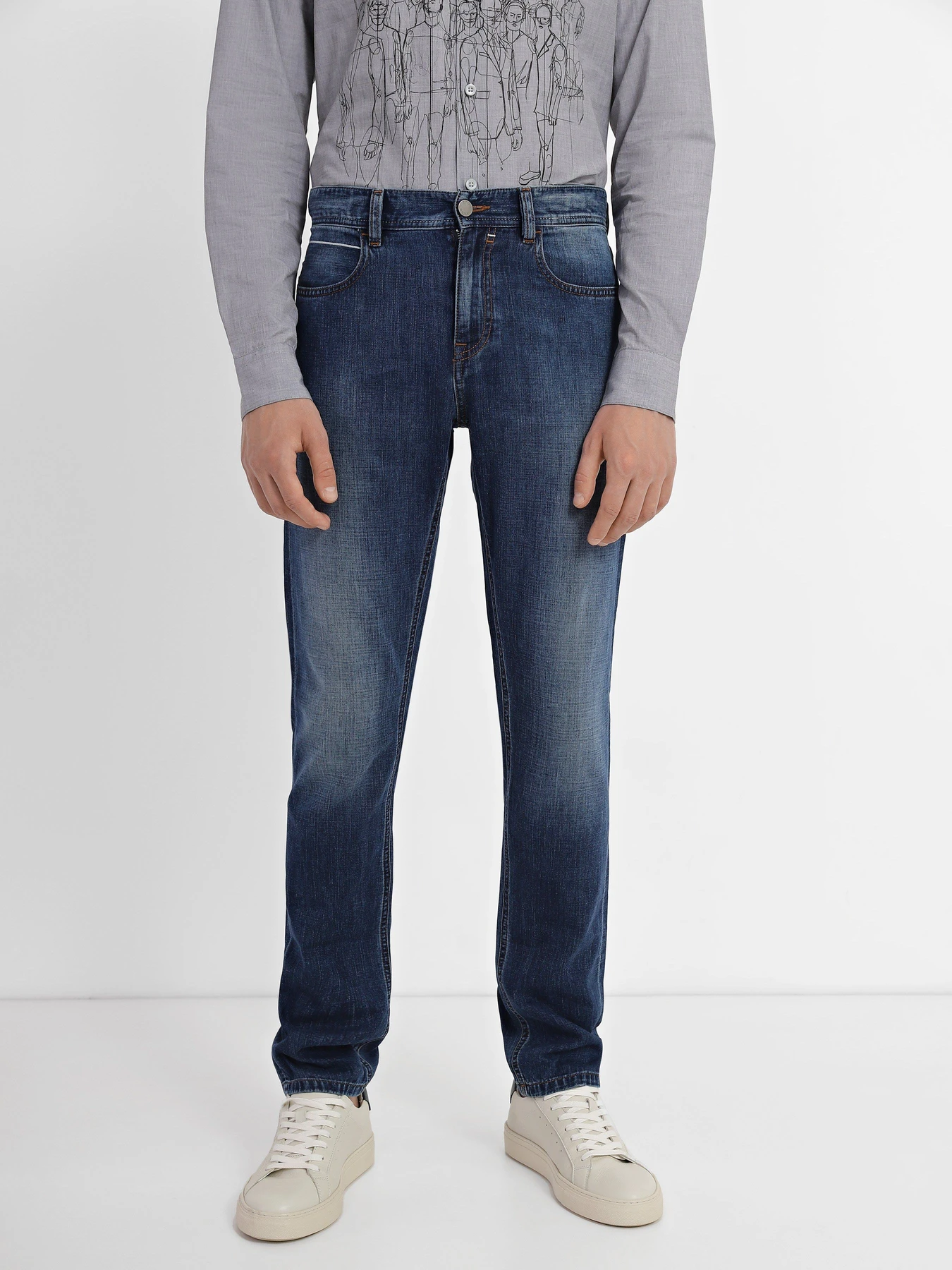 Джинси Zegna модель TR310728_Синій Фото