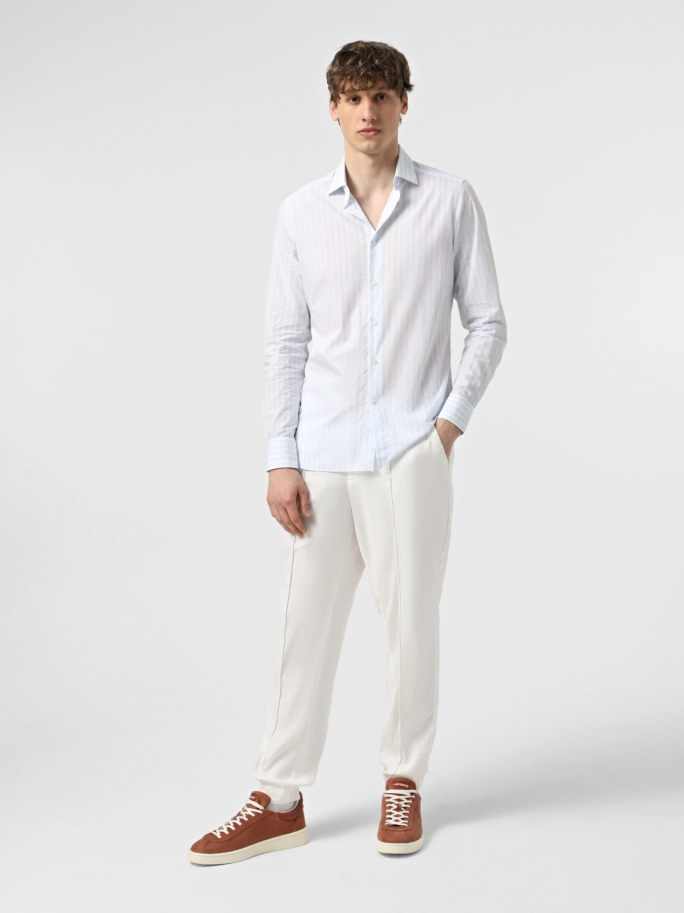 Брюки Zegna модель TR312681_Бежевий Фото
