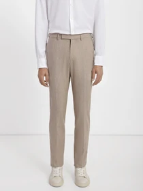 Брюки Zegna модель TR313083_Бежевий Фото