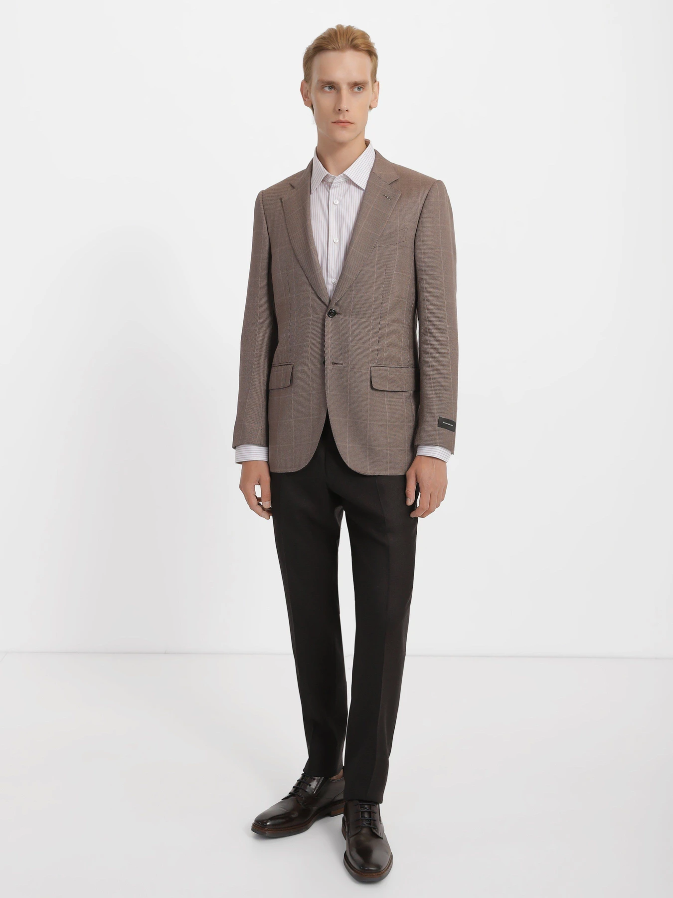 Брюки Zegna модель TR313453_Коричневий Брюки Zegna модель TR313453_Коричневий Фото
